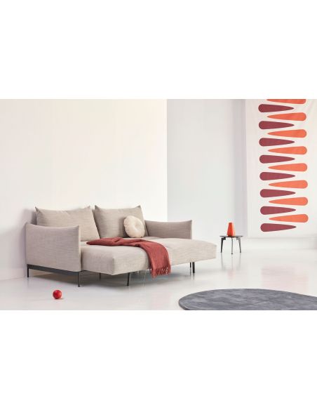 Divano letto matrimoniale Malloy - 579 Kenya Gravel
