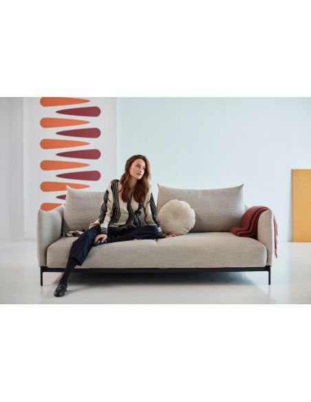 Divano letto matrimoniale Malloy - 579 Kenya Gravel