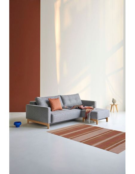 Divano letto matrimoniale in tessuto design moderno Supremax Deluxe - 563 Twist Charcoal Divano letto matrimoniale in tessuto design moderno Supremax Deluxe - 563 Twist Charcoal