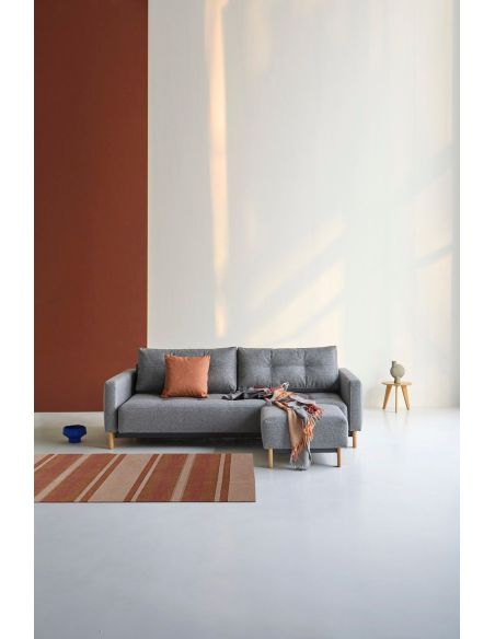 Divano letto matrimoniale in tessuto design moderno Supremax Deluxe - 563 Twist Charcoal Divano letto matrimoniale in tessuto design moderno Supremax Deluxe - 563 Twist Charcoal