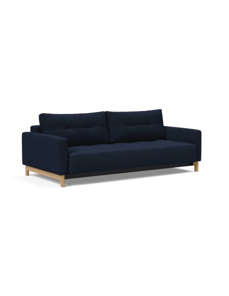 Divano letto matrimoniale in tessuto design moderno Supremax Deluxe - 528 Mixed Dance Blue