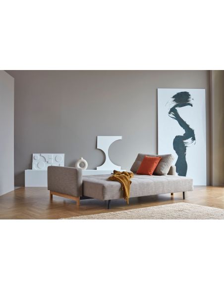 Divano letto matrimoniale in tessuto design moderno Supremax Deluxe - 587 Phobos Mocha Divano letto matrimoniale in tessuto design moderno Supremax Deluxe - 587 Phobos Mocha