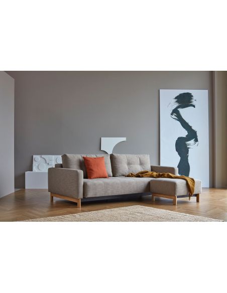 Divano letto matrimoniale in tessuto design moderno Supremax Deluxe - 587 Phobos Mocha Divano letto matrimoniale in tessuto design moderno Supremax Deluxe - 587 Phobos Mocha