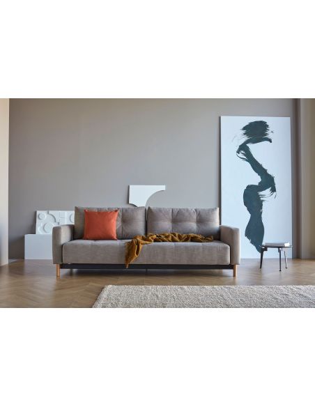 Divano letto matrimoniale in tessuto design moderno Supremax Deluxe - 587 Phobos Mocha Divano letto matrimoniale in tessuto design moderno Supremax Deluxe - 587 Phobos Mocha