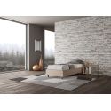 Letto singolo contenitore sommier rivestito in ecopelle Dynasty