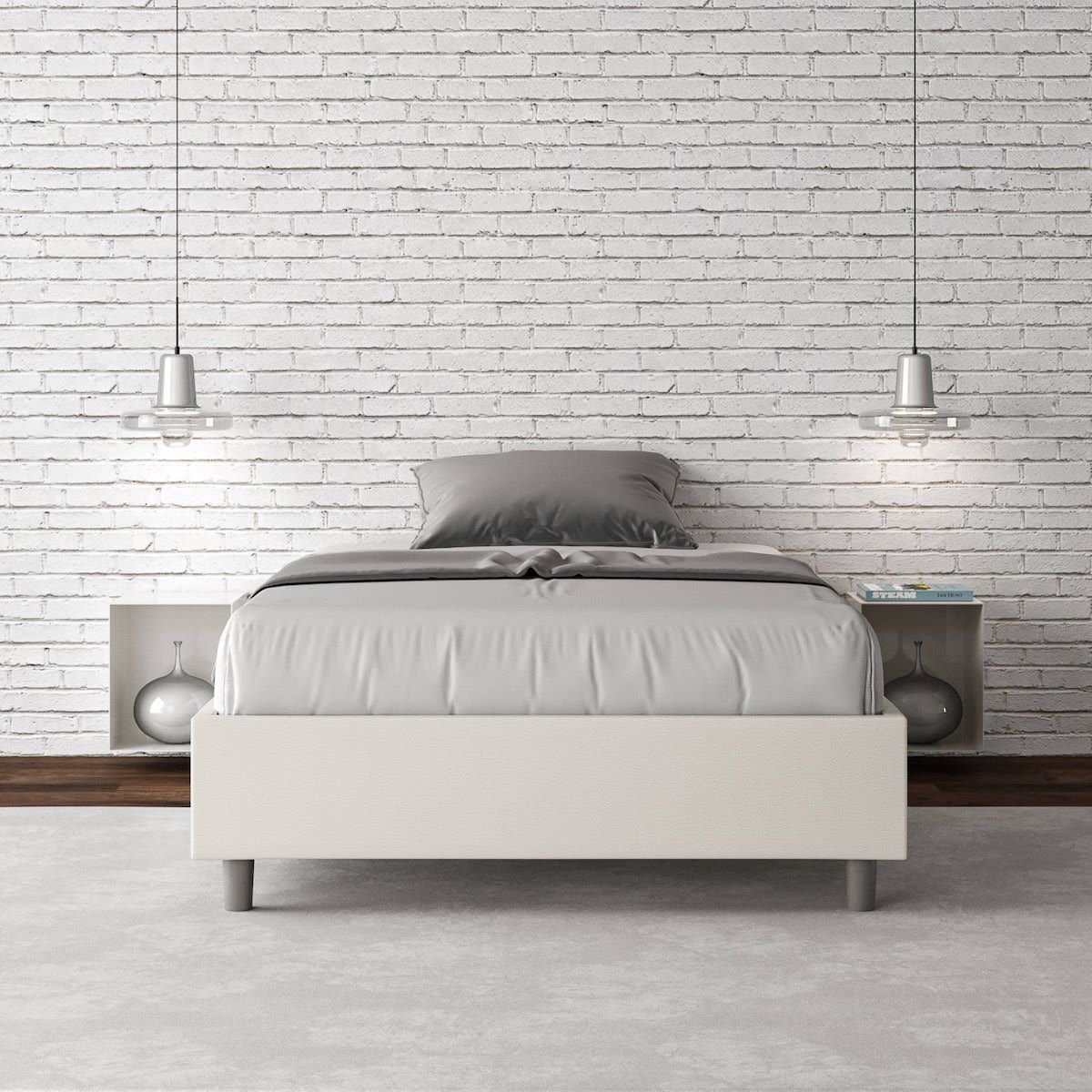 Sommier con testata, letto sommier contenitore