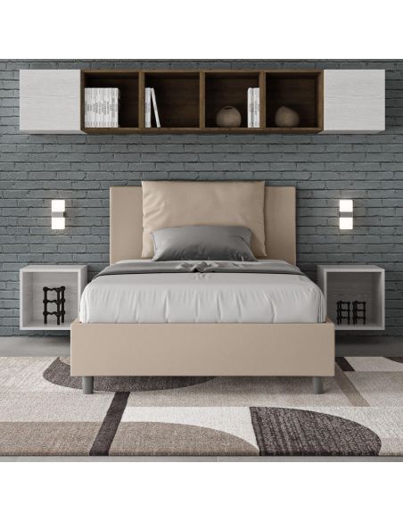 Letto con contenitore una piazza e mezza Brignoles