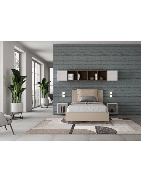 Letto con contenitore una piazza e mezza Brignoles