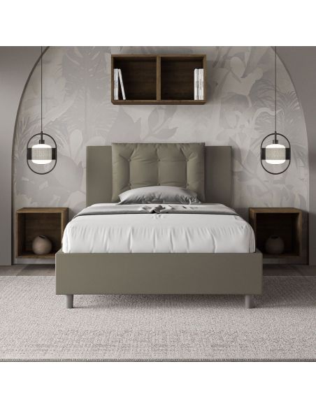 Letto ad una piazza e mezza con contenitore Martigues