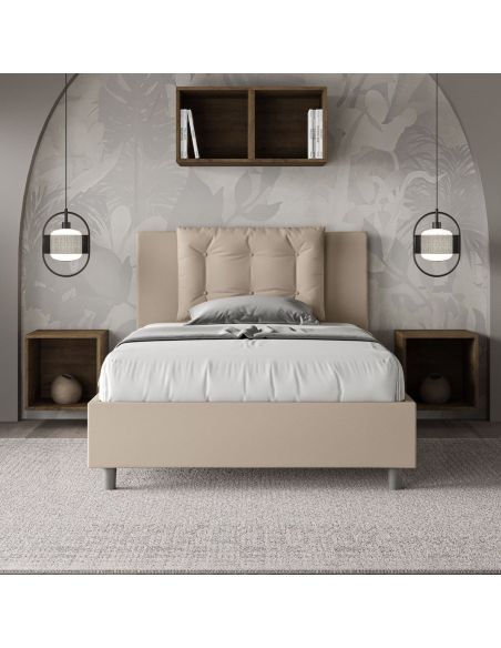 Letto ad una piazza e mezza con contenitore Martigues