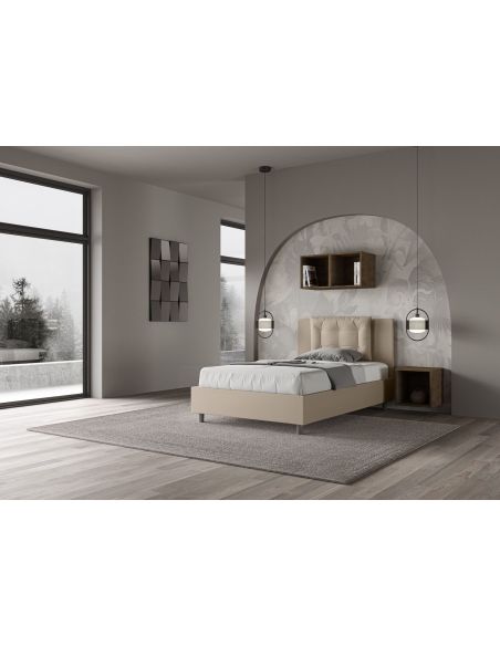 Letto ad una piazza e mezza con contenitore Martigues