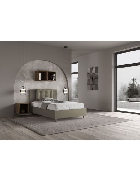 Letto ad una piazza e mezza con contenitore Martigues