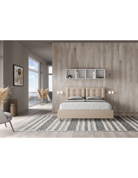 Letto contenitore matrimoniale design moderno Martigues