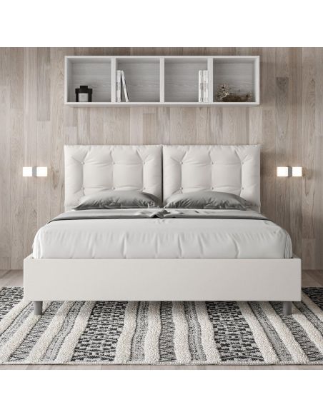 Letto contenitore matrimoniale design moderno Martigues