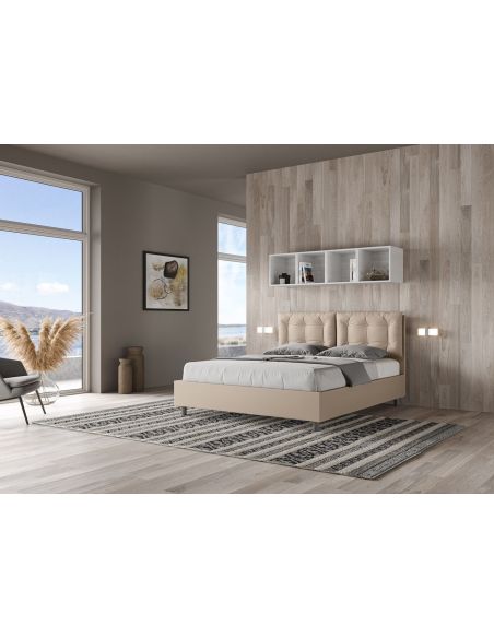Letto contenitore matrimoniale design moderno Martigues