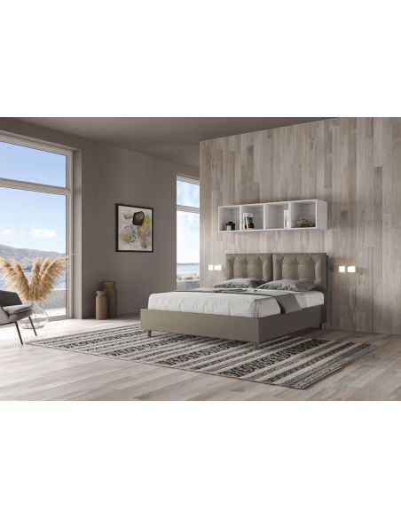 Letto contenitore matrimoniale design moderno Martigues
