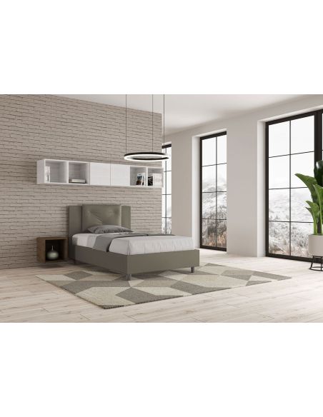 Letto contenitore una piazza e mezza Auxerre Letto contenitore una piazza e mezza Auxerre