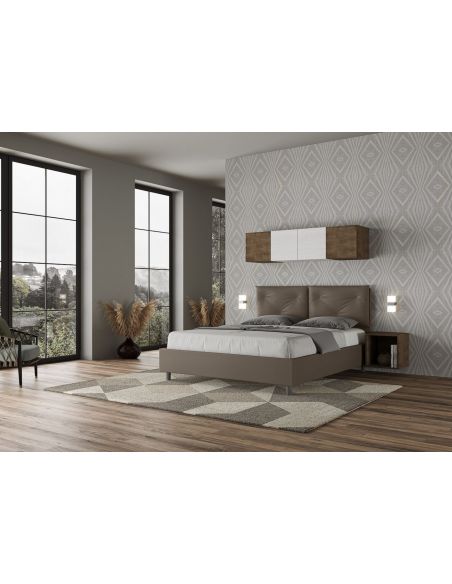 Letto matrimoniale contenitore design moderno Auxerre