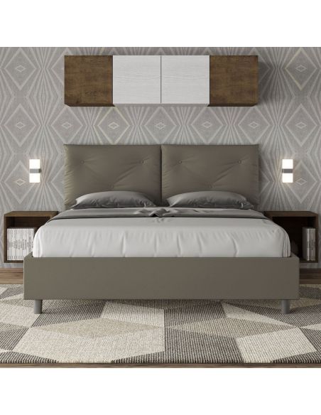 Letto matrimoniale contenitore design moderno Auxerre