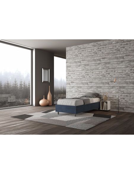 Letto singolo contenitore senza testata Dynasty Color