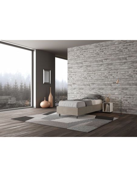 Letto singolo contenitore senza testata Dynasty Color