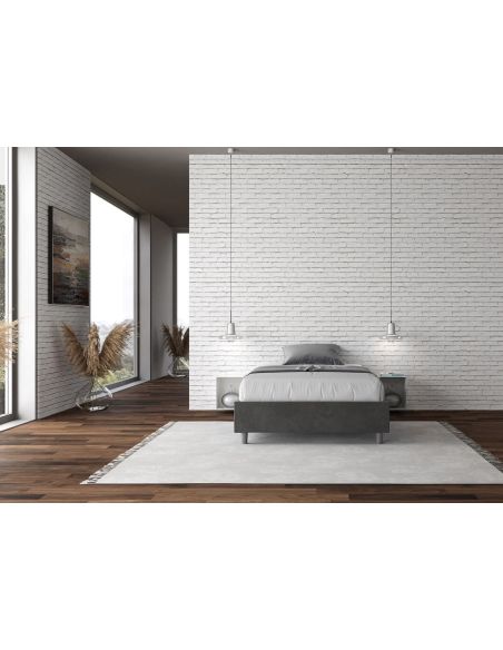 Letto contenitore una piazza e mezza senza testata Dynasty Color