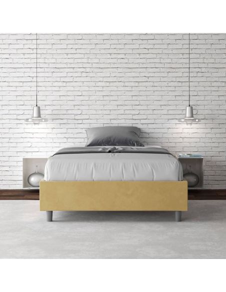 Letto contenitore una piazza e mezza senza testata Dynasty Color