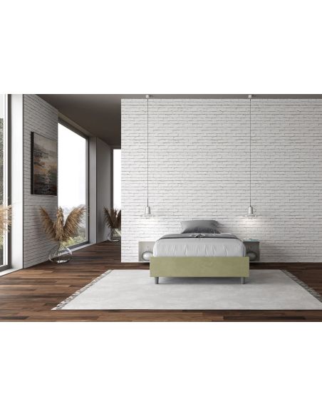 Letto contenitore una piazza e mezza senza testata Dynasty Color