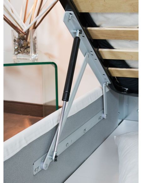 Letto singolo con contenitore Brignoles Color Letto singolo con contenitore Brignoles Color