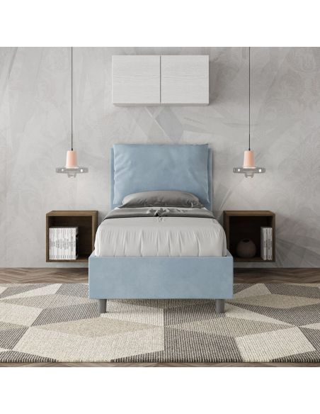 Letto singolo con contenitore Brignoles Color Letto singolo con contenitore Brignoles Color