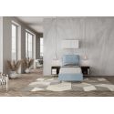 Letto singolo con contenitore Brignoles Color