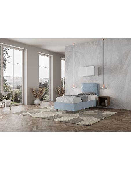 Letto singolo con contenitore Brignoles Color Letto singolo con contenitore Brignoles Color