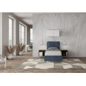 Letto singolo con contenitore Brignoles Color