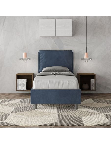 Letto singolo con contenitore Brignoles Color Letto singolo con contenitore Brignoles Color