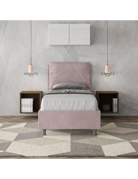 Letto singolo con contenitore Brignoles Color Letto singolo con contenitore Brignoles Color