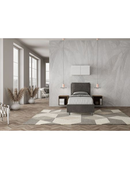 Letto singolo con contenitore Brignoles Color Letto singolo con contenitore Brignoles Color