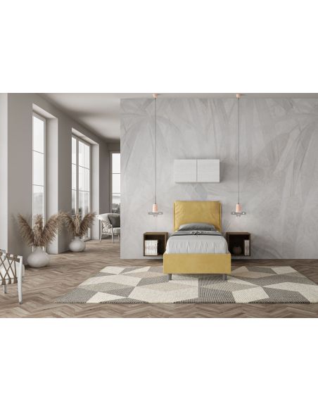 Letto singolo con contenitore Brignoles Color Letto singolo con contenitore Brignoles Color