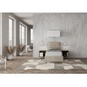 Letto singolo con contenitore Brignoles Color