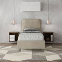 Letto singolo con contenitore Brignoles Color