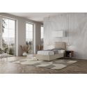 Letto singolo con contenitore Brignoles Color