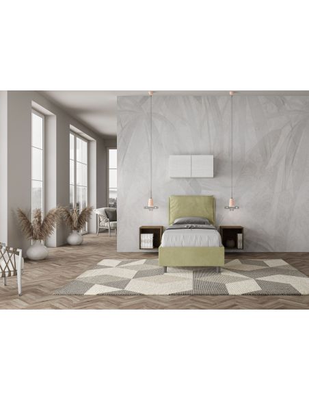 Letto singolo con contenitore Brignoles Color Letto singolo con contenitore Brignoles Color