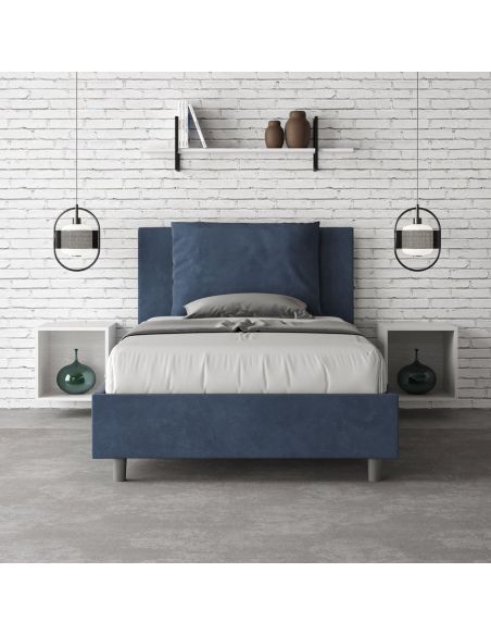 Letto una piazza e mezza con contenitore Brignoles Color