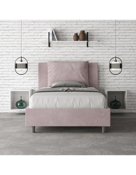 Letto una piazza e mezza con contenitore Brignoles Color