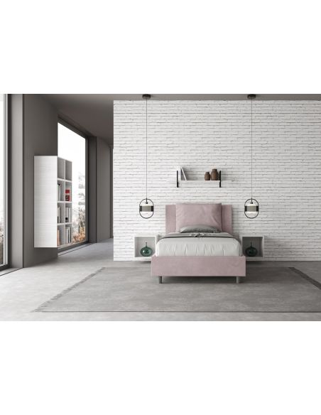 Letto una piazza e mezza con contenitore Brignoles Color