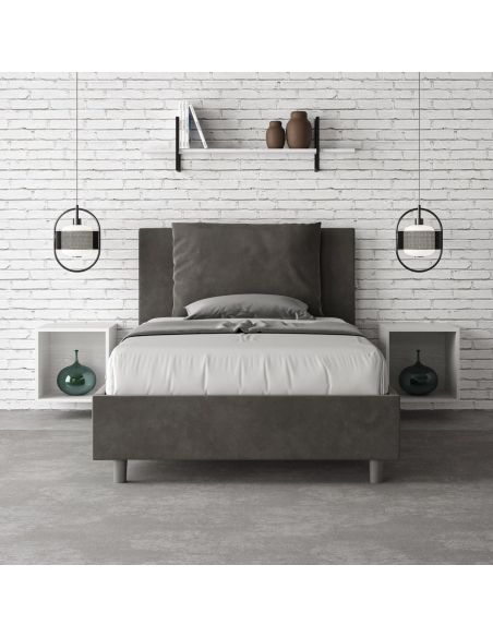 Letto una piazza e mezza con contenitore Brignoles Color