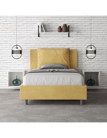 Letto una piazza e mezza con contenitore Brignoles Color