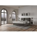 Letto matrimoniale con contenitore Brignoles Color