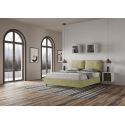 Letto matrimoniale con contenitore Brignoles Color