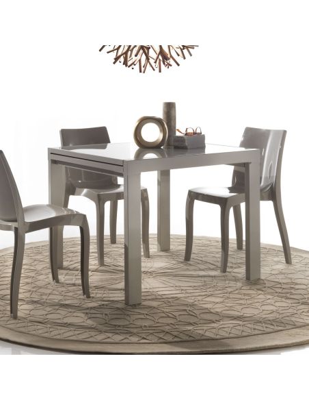 Tavolo quadrato o rettangolare allungabile design moderno Conrado Tavolo quadrato o rettangolare allungabile design moderno Conrado