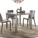 Tavolo quadrato o rettangolare allungabile design moderno Conrado